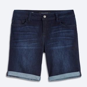 Cuffed Denim Short